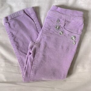 Gymboree lavender corduroy pants